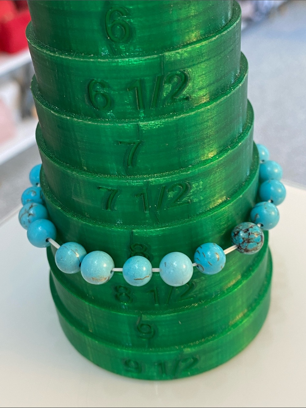 Blue stone bracelet - Picture 5 of 8